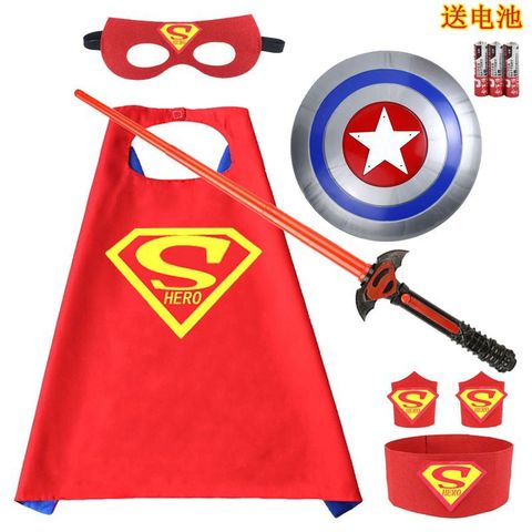 Bộ Hóa Trang Siêu Nhân Người Nhện - Áo Choàng, Mặt Nạ Phát Sáng, Gậy Ánh Sáng, Găng Tay Bắn Tơ - Đồ Chơi Trẻ Em Chất Lượng