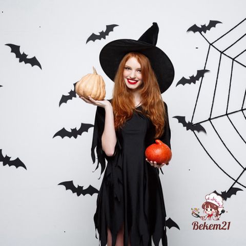 Mũ Phù Thủy Đen Cho Halloween - Mũ Hóa Trang Pháp Sư, Trang Trí Tiệc Tùng Thú Vị, Quà Tặng Lý Tưởng Cho Gia Đình
