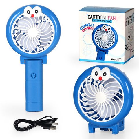 Quạt Mini Cầm Tay Hình Thú Ngộ Nghĩnh - Quạt Tích Điện Gập Gọn, Sạc Pin Thiết Kế Dễ Thương Dành Cho Du Lịch và Hoạt Động Ngoài Trời