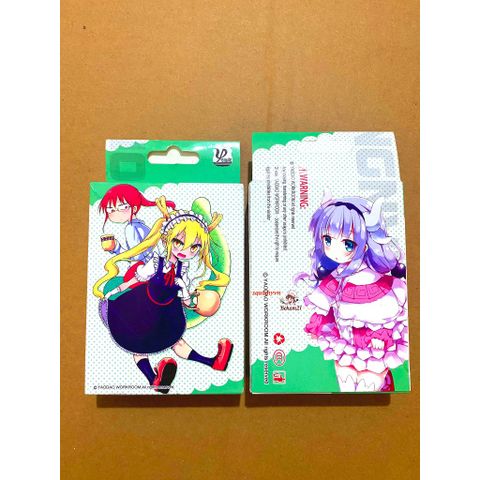 Bộ Bài Poker Miss Kobayashi's Dragon Maid - 54 Lá Thẻ Hoạt Hình Dễ Thương Cho Học Sinh - Quà Tặng Thích Hợp Cho Fan Manga Và Anime