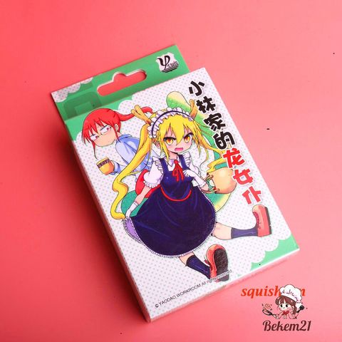 Bộ Bài Poker Miss Kobayashi's Dragon Maid - 54 Lá Thẻ Hoạt Hình Dễ Thương Cho Học Sinh - Quà Tặng Thích Hợp Cho Fan Manga Và Anime