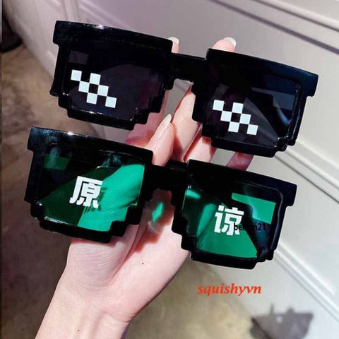 Kính Mát Meme 8 Bit Thug Life - Kính Râm Pixel Độc Lạ Thời Trang Cho Bé Và Người Lớn, Quà Tặng Ghi Điểm Tại Các Bữa Tiệc