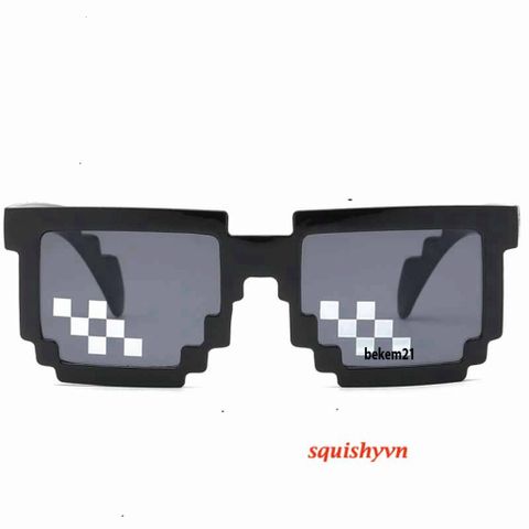 Kính Mát Meme 8 Bit Thug Life - Kính Râm Pixel Độc Lạ Thời Trang Cho Bé Và Người Lớn, Quà Tặng Ghi Điểm Tại Các Bữa Tiệc