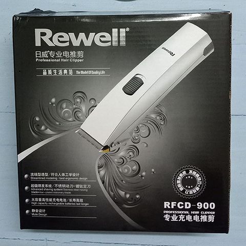 Tông Đơ Cắt Tóc Rewell CFCD-900 Không Dây - Pin Sạc 1200mAh, Lưỡi Titanium, Thiết Kế Thông Minh, Dùng Cho Trẻ Em và Người Cao Tuổi