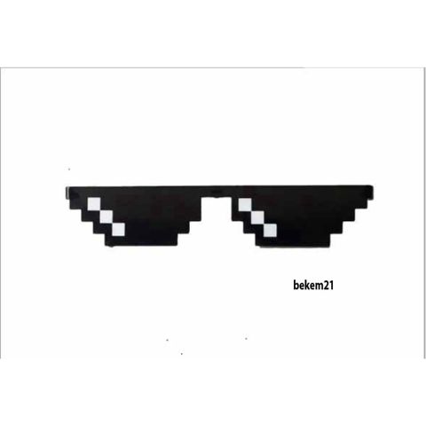 Kính Mắt Thuglife 6 Chấm MINECRAFT - Thời Trang Cao Cấp Nhiều Màu Sắc, Phong Cách Ngầu và Cute dành cho Nam Nữ