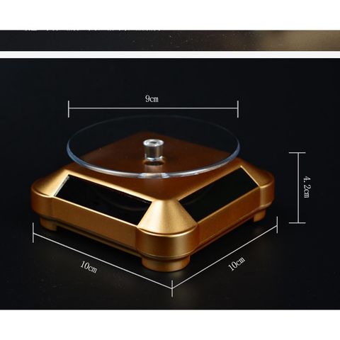 Đế Xoay 360 Độ Trưng Bày Sản Phẩm - Bàn Xoay Mica Năng Lượng Mặt Trời Quay Video, Chụp Ảnh, Trưng Bày Điện Thoại, Mỹ Phẩm, Đồ Trang Sức