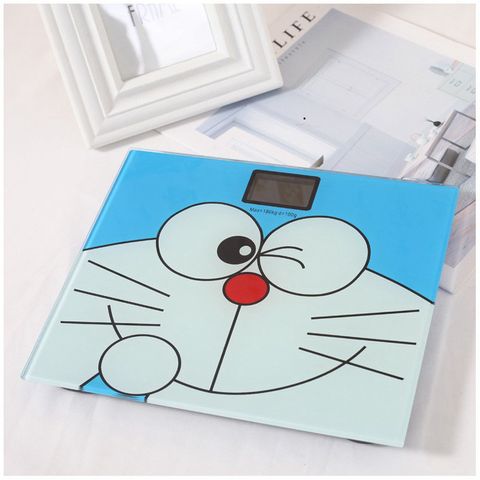 Cân Điện Tử Đô Rê Mon Doreamon - Cân Sức Khỏe Chịu Lực Tối Đa 180KG, Bảo Hành 1 Năm, Mẫu Dễ Thương Cho Gia Đình