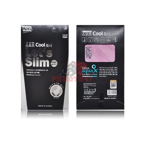 Găng Tay Chống Nắng Hàn Quốc Xỏ Ngón Let's Slim AquaX - Bảo Vệ Tia UV, Chất Liệu Cotton Mát, Phong Cách Thời Trang, Nhiều Màu Sắc