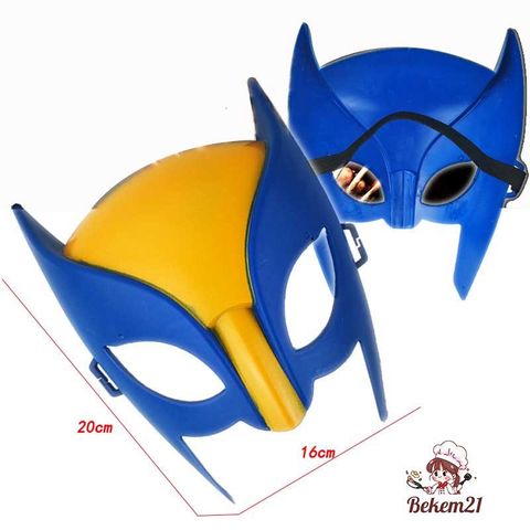 Mặt nạ người sói và áo choàng móng vuốt Halloween - Trang phục hóa trang vui nhộn cho bé và người lớn, chất liệu nhựa và satin mềm mại