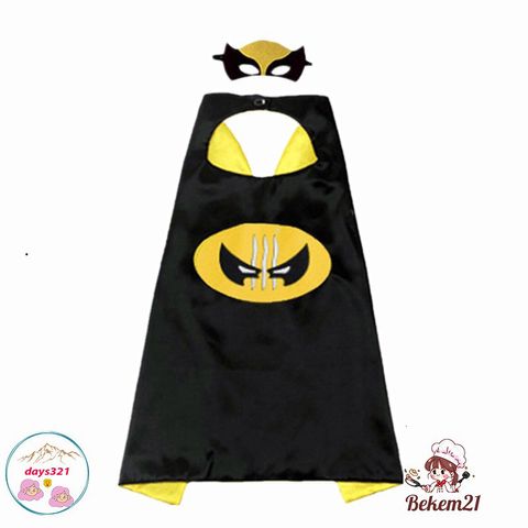 Trang Phục Hóa Trang Nhân Vật Sói Xám Hoạt Hình Cho Trẻ Em & Người Lớn - Mặt Nạ & Móng Vuốt Wolverine Thú Vị