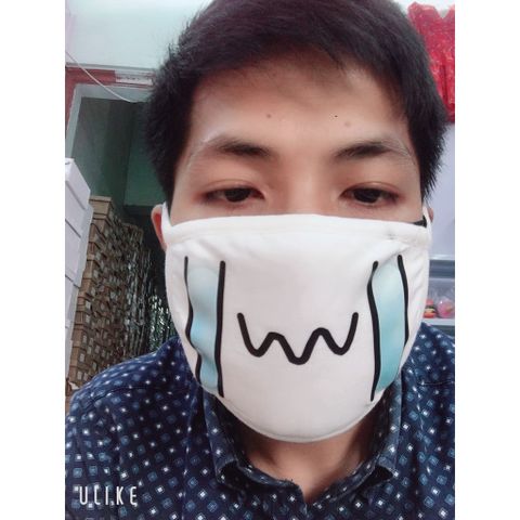 Khẩu Trang Vải Hoạt Hình Dễ Thương - Có Thể Giặt, Tái Sử Dụng - Khẩu Trang An Toàn Cho Trẻ Em và Người Lớn