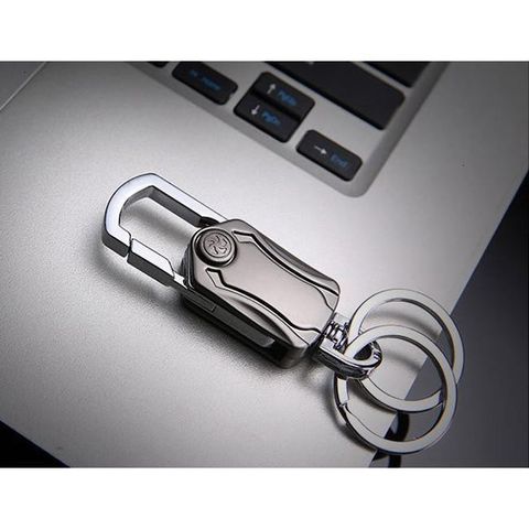 Móc Khóa Con Quay Inox Cao Cấp - Mở Nắp Chai Sang Trọng, Chịu Lực 10kg, Dụng Cụ Tiện Ích Ô Tô, Xe Máy Nhật Bản