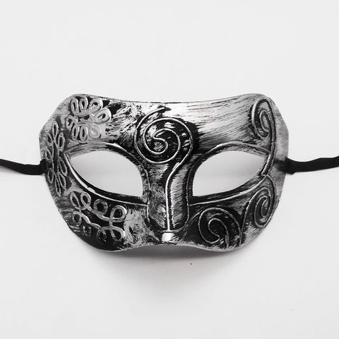 Mặt Nạ Nửa Mặt Bạc Si Cổ Điển - Phụ Kiện Halloween Thời Trang Đẹp Cho Tiệc Hóa Trang, Sự Kiện, Lễ Hội