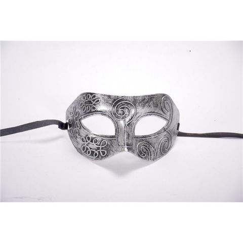 Mặt Nạ Nửa Mặt Bạc Si Cổ Điển - Phụ Kiện Halloween Thời Trang Đẹp Cho Tiệc Hóa Trang, Sự Kiện, Lễ Hội