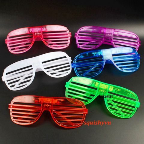Kính Mát Phát Sáng LED Đa Màu - Phụ Kiện Tiệc Tùng Hài Hước cho Bar, Vũ Hội - Đẹp và Nổi Bật trong Đêm Tối