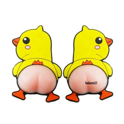 Miếng Dán Mông Sillicon CONAN Edogawa Thám Tử Quả Đào - Sticker Giảm Căng Thẳng Độc Đáo, Quà Tặng Đáng Yêu