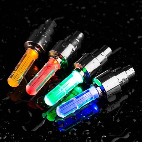 Bộ 2 Van Xe Phát Sáng LED Cho Xe Đạp, Xe Máy, Ô Tô - Đèn Cảm Biến Chuyển Động Thú Vị và Tiết Kiệm Năng Lượng