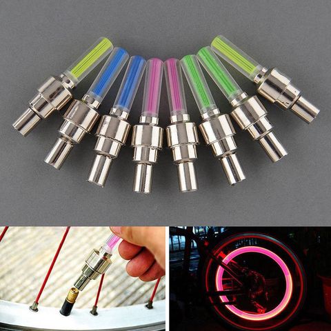 Bộ 2 Van Xe Phát Sáng LED Cho Xe Đạp, Xe Máy, Ô Tô - Đèn Cảm Biến Chuyển Động Thú Vị và Tiết Kiệm Năng Lượng
