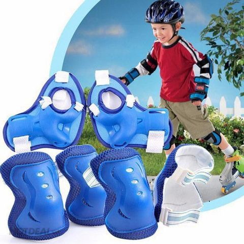 Bộ Bảo Hộ Chân Tay Đầu Gối Trượt Patin Cho Bé - An Toàn Khi Chơi Thể Thao, Đệm Dày, Điều Chỉnh Dễ Dàng, Tuổi 2.5-5, Màu Sắc Đẹp