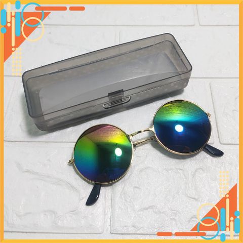 Kính Mát Nam Thời Trang Kiểu Cách Thầy Bói Kim Loại UV400 - Phong Cách Sành Điệu Tiktok Rẻ
