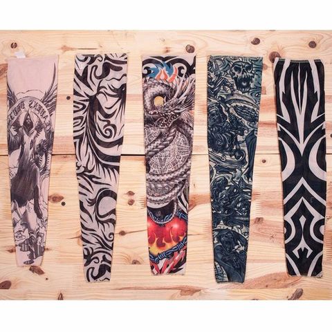 Combo 100 Đôi Găng Tay Hình Xăm Tatoo Chống Nắng - Bít Tất Tay Mẫu 3D Độc Đáo, Thời Trang Hè Việt Nam