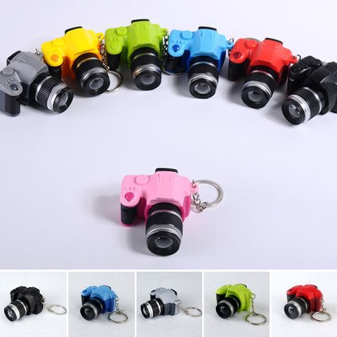 Móc Khóa Máy Ảnh Mini DSLR LED - Phát Âm Tách Nghe Dễ Thương - Quà Tặng Thời Trang cho Người Mê Chụp Ảnh
