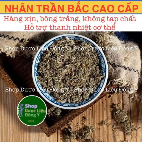 Nhân Trần Bắc Bông Trắng Cao Cấp Khô - Giải Độc, Mát Gan, Hỗ Trợ Gan 100g - Thực Phẩm Khô Tự Nhiên