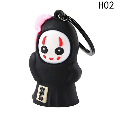 Móc Khóa Silicone Hình Vô Diện Đen - Phụ Kiện Thời Trang Độc Đáo, Chất Lượng Cao, Kích Thước Tiện Dụng 6.5x3.5cm