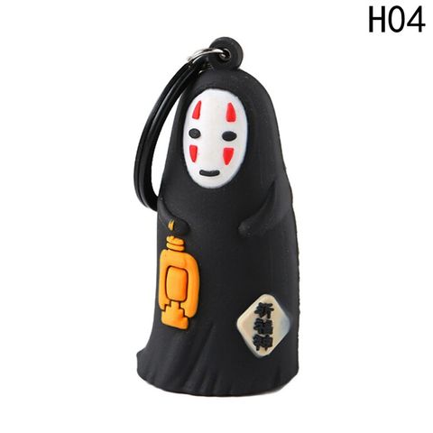 Móc Khóa Silicone Hình Vô Diện Đen - Phụ Kiện Thời Trang Độc Đáo, Chất Lượng Cao, Kích Thước Tiện Dụng 6.5x3.5cm