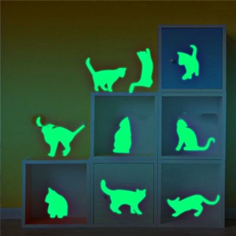 Hình Dán Dạ Quang 3D - Bộ Sticker Dán Tường Sáng Rực Đêm Trang Trí Nhà Cửa Độc Đáo, Bền Bỉ, Nhiều Mẫu Chọn Lựa