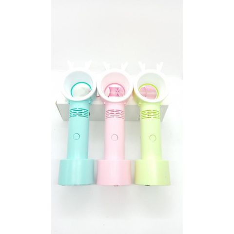Quạt Mini Cẩm Tay Không Cánh An Toàn - Quạt Sạc USB Du Lịch Thời Trang với Đèn LED - Quà Tặng Tiện Ích cho Mọi Người