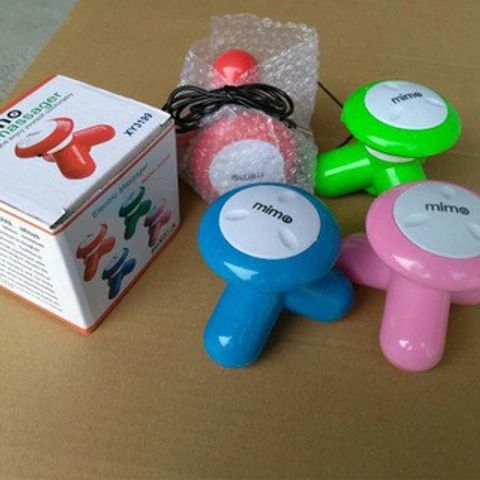 Máy Massage Cầm Tay Mini MIMO 3 Đầu - Thiết Bị Massage Trị Liệu Xua Tan Mệt Mỏi, Quà Tặng Ý Nghĩa Cho Mọi Lứa Tuổi