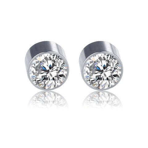 Khuyên Tai Nam Châm Geometric Unisex - Thép Không Gỉ Cao Cấp, Nhiều Màu Sắc Đẹp, Trang Sức Thời Trang Phong Cách Đơn Giản