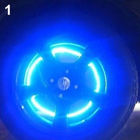 Đèn LED Gắn Van Bánh Xe Hơi và Xe Đạp - Đèn Phát Sáng Độc Đáo Tăng Cường An Toàn Giao Thông, Thiết Kế Màu Sắc Sống Động