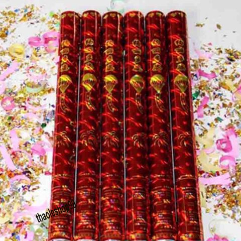 Pháo Giấy Kim Tuyến Đám Cưới - Phụ Kiện Lễ Cưới Rực Rỡ, Âm Thanh Vui Nhộn, Sự Kiện Khó Quên