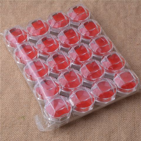 Hộp Đựng Răng Nan H và Nhẫn Tròn - Màu Đen, Trắng, Đỏ - Hộp Trang Sức Acrylic Chất Lượng Cao 4x4cm