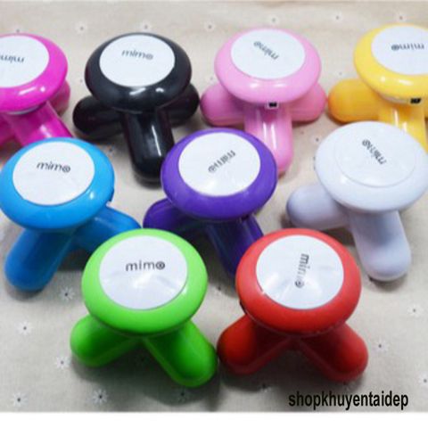 Máy Massage Mini Cầm Tay 3 Đầu - Thiết Bị Massage Trị Liệu Hỗ Trợ Giải Tỏa Mệt Mỏi, Quà Tặng Ý Nghĩa Cho Người Thân