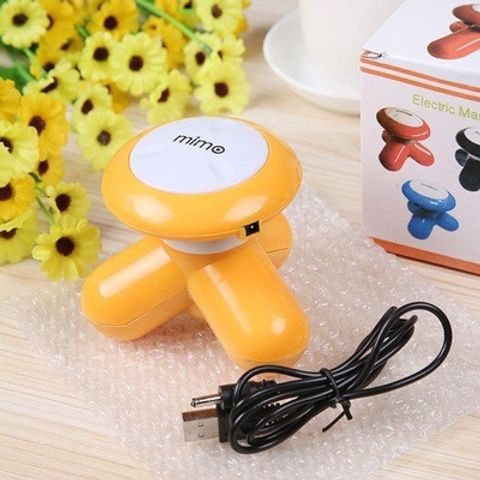 Máy Massage Mini Cầm Tay 3 Đầu - Thiết Bị Massage Trị Liệu Hỗ Trợ Giải Tỏa Mệt Mỏi, Quà Tặng Ý Nghĩa Cho Người Thân