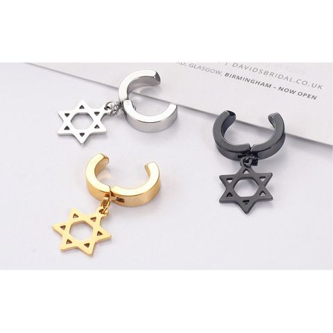 Bông Tai Titan Cá Tính Siêu Ngầu Cho Nam Nữ - Trang Sức Thời Trang Đen Bạc, Phụ Kiện Độc Đáo, Quà Tặng Ý Nghĩa