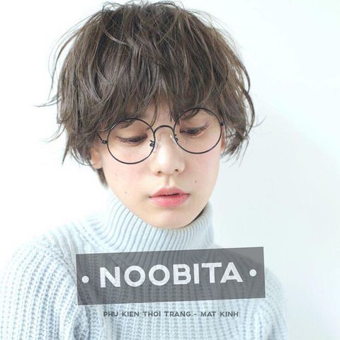 Kính Mát Tròn Nobita Nhái - Gọng Sắt Cứng Cáp, Tròng 0 Độ, Thời Trang Cá Tính Cho Nam Nữ