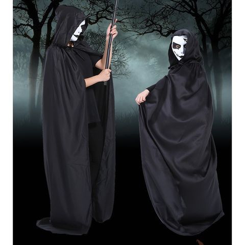 Trang phục Hóa Trang Thần Chết Cao Cấp Halloween - Bộ Quần Áo Ma Phong Cách Châu Âu Dành Cho Nam Nữ Kèm Mặt Nạ và Găng Tay