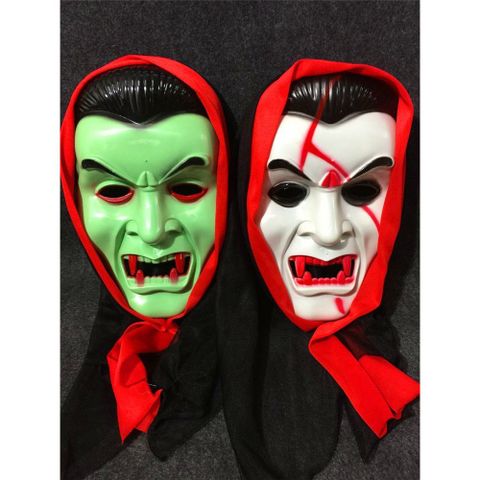 Mặt Nạ Xương Sọ Halloween - Mặt Nạ Hóa Trang Kinh Dị Có Vải Trùm Đầu - Phụ Kiện Tiệc Hóa Trang Độc Đáo