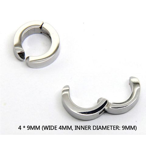 Khuyên tai thời trang bằng thép không gỉ 316 kiểu tròn thời thượng - Trang sức cá tính cho phái đẹp