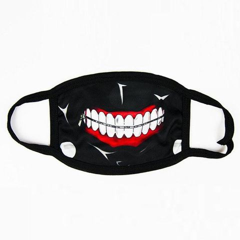 Khẩu Trang Tokyo Ghoul Kaneki Ken - Anime Chibi In Hình, Quà Tặng Dành Cho Fan Phim Hoạt Hình Nhật Bản