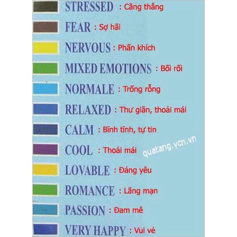 Nhẫn Đổi Màu Theo Cảm Xúc Nhịp Tim - Moodring Thay Đổi Màu Sắc Tâm Trạng - Trang Sức Độc Đáo Hợp Kim Quà Tặng Ý Nghĩa