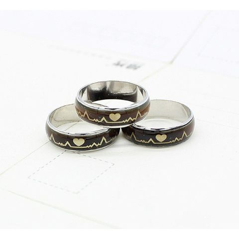 Nhẫn Đổi Màu Theo Cảm Xúc Nhịp Tim - Moodring Thay Đổi Màu Sắc Tâm Trạng - Trang Sức Độc Đáo Hợp Kim Quà Tặng Ý Nghĩa