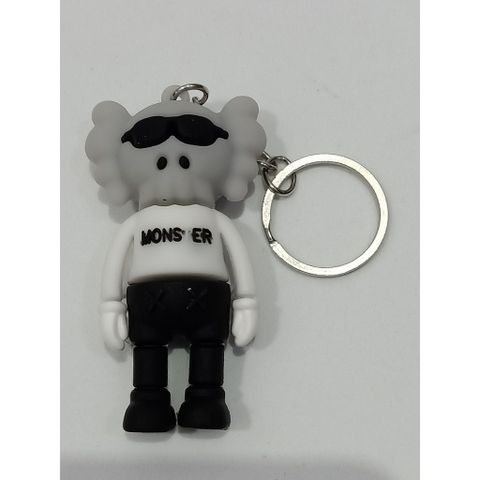 Móc Khóa Kaws Seasame Street - Móc Khóa Nhân Vật Hàn Quốc Dễ Thương, Quà Tặng Lưu Niệm, Phong Cách Hypebeast