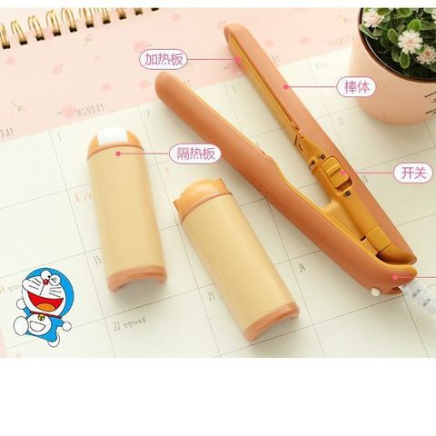 Máy Uốn Duỗi Tóc 2 in 1 Hình Thú Dễ Thương - Thiết Kế Hoạt Hình Nhỏ Gọn, An Toàn, Nhiệt Độ 160°C, Thích Hợp Mang Đi Du Lịch