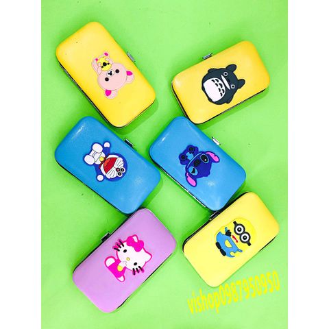 Bộ Dụng Cụ Làm Móng Tay 6 Món Hình Thú Dễ Thương, Gấp Gọn Bỏ Túi - Chăm Sóc Cá Nhân Tiện Lợi Từ Việt Nam