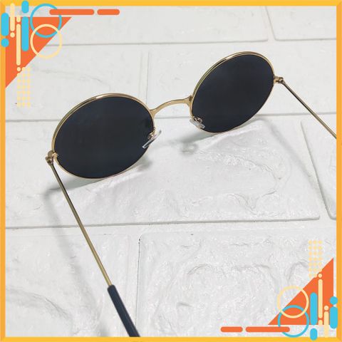 Kính Nam phong cách thời trang kiểu thầy bói - Gọng kim loại UV400 trendy cho mùa hè năng động